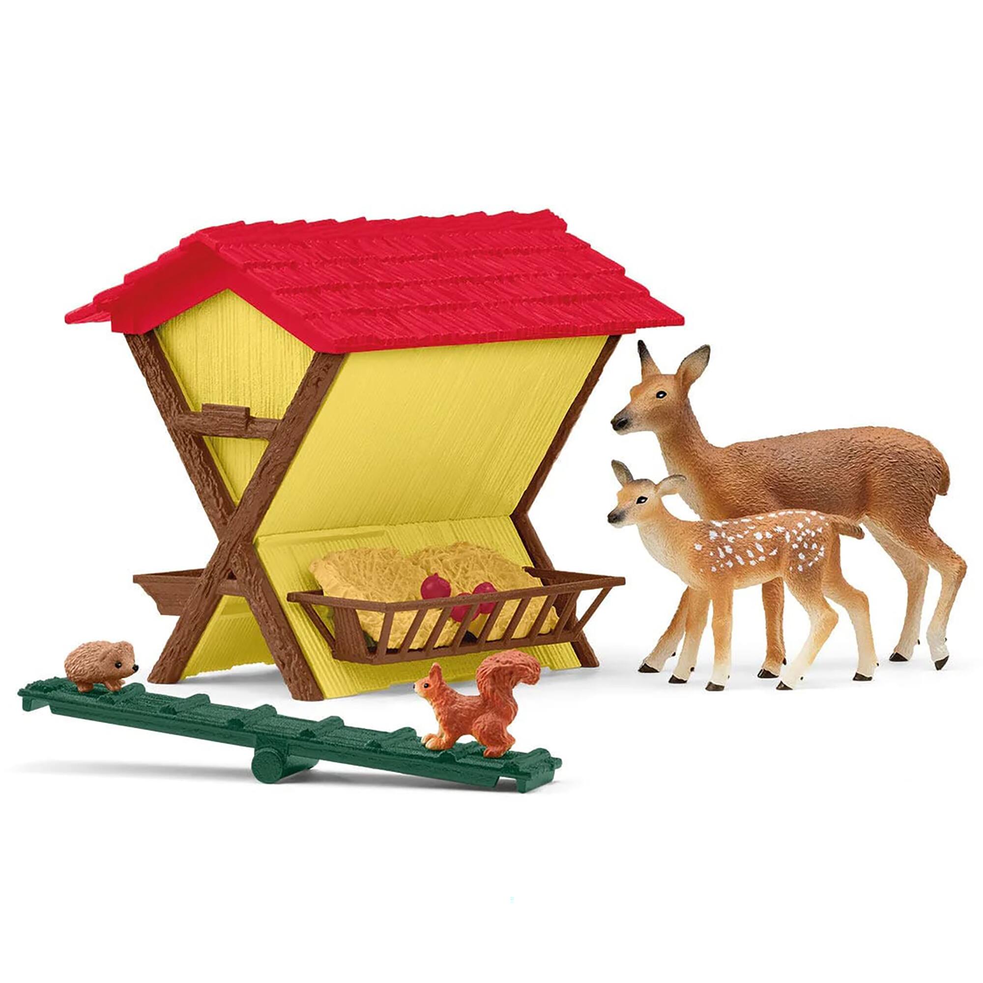 Left. Schleich - Farm World: Feeding The Forest Animals.