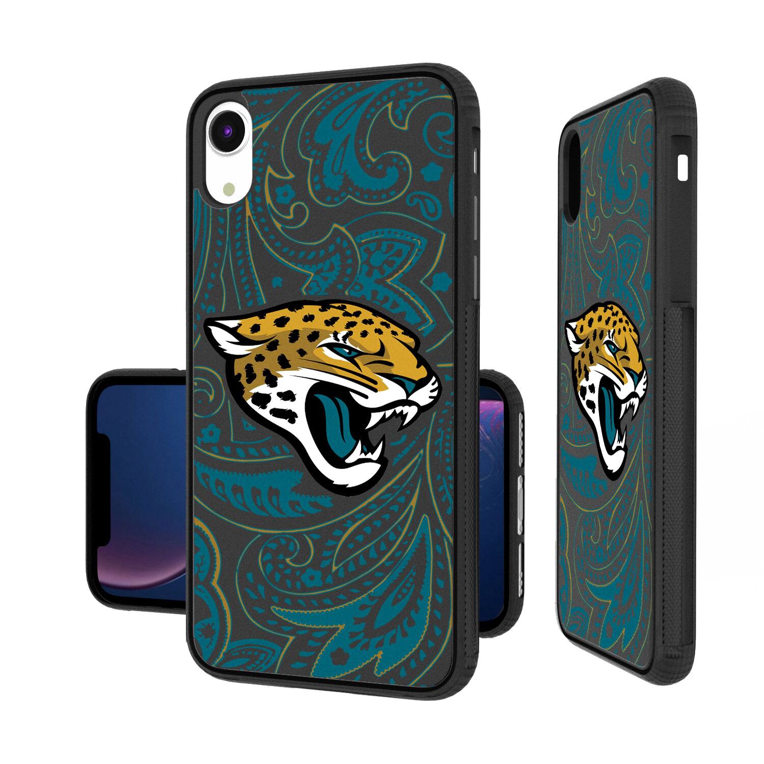 Keyscaper - NFL - Jacksonville Jaguars - iPhone Paisley Design Bump Case - 14 Pro Max - Multicolor price history on PriceWatchPro