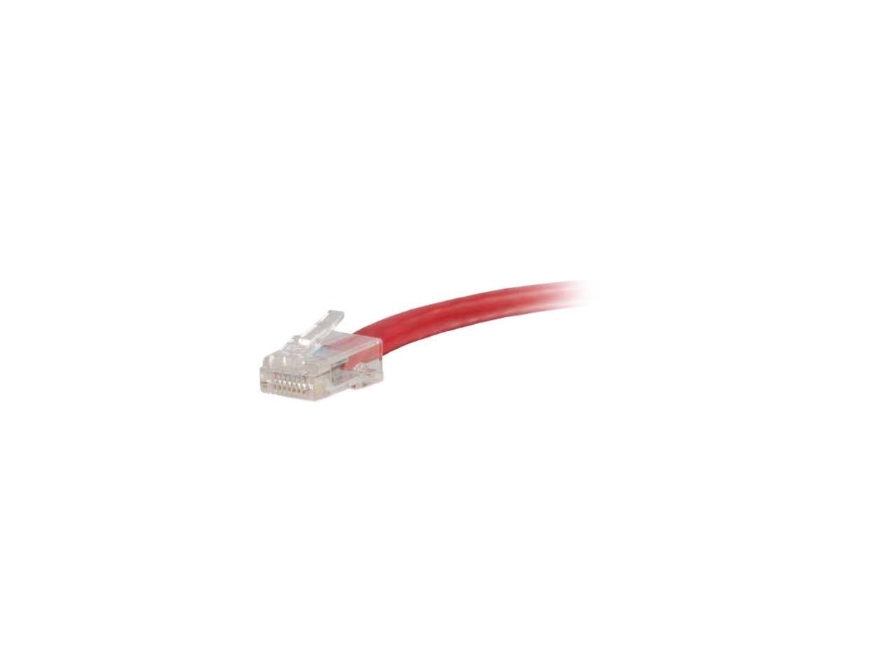 Alt View 1. Cables to Go - C2G 04162 25 ft. Cat 6 Red Non-Booted Patch Cable.