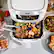 Alt View 11. Bella Pro Series - 8-qt. Digital Air Fryer with Divided Basket - White.