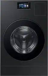 Samsung - 5.3 cu. ft. Bespoke AI Vented Smart All-In-One Washer/Electric Dryer Combo with AI Home - Brushed Black - Front_Zoom