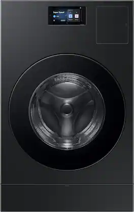 Samsung - 5.3 cu. ft. Bespoke AI Vented Smart All-In-One Washer/Electric Dryer Combo with AI Home - Brushed Black