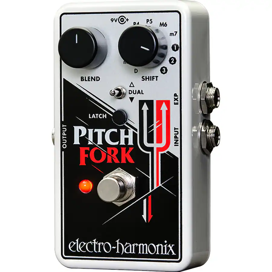 Harmonix Pitch Fork Polyphonic Pitch Shifter Pedal FORK Black FORK ...