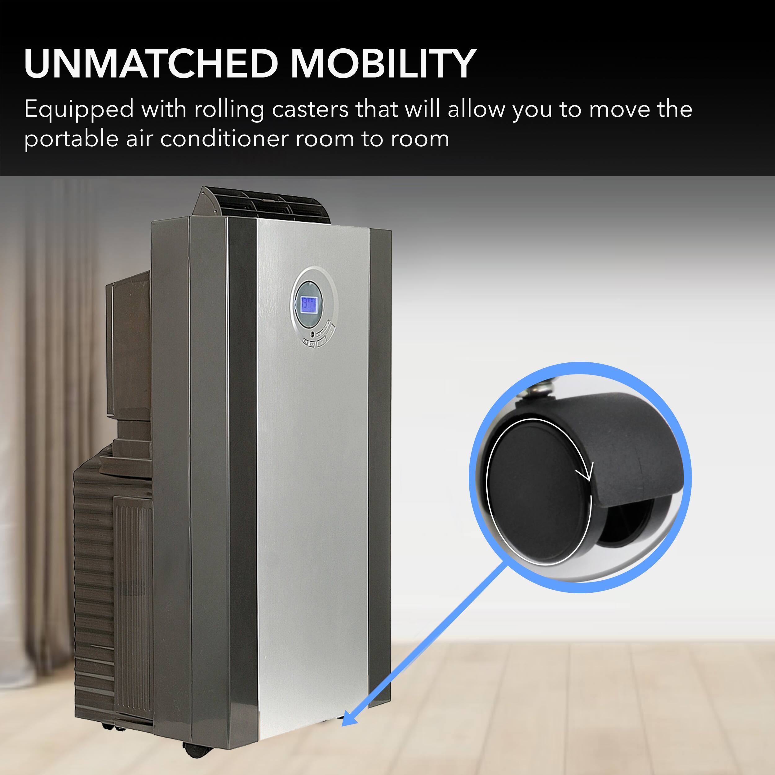 Best Buy Whynter 500 Sq. Ft. Portable Air Conditioner Platinum/Black