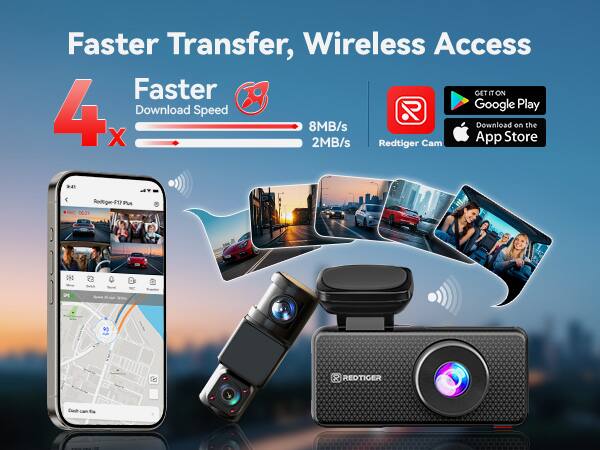 Faster Transfer, Wireless Access

Faster Transfer
4x Faster Download Speed
8MB/s
2MB/s

Redtiger Cam

GET IT ON
Google Play
Download on the App Store

Redtiger-P1 Plus HC 00.21