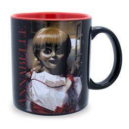 Silver Buffalo - Annabelle The Conjuring Ceramic Mug | Holds 20 Ounces - Black