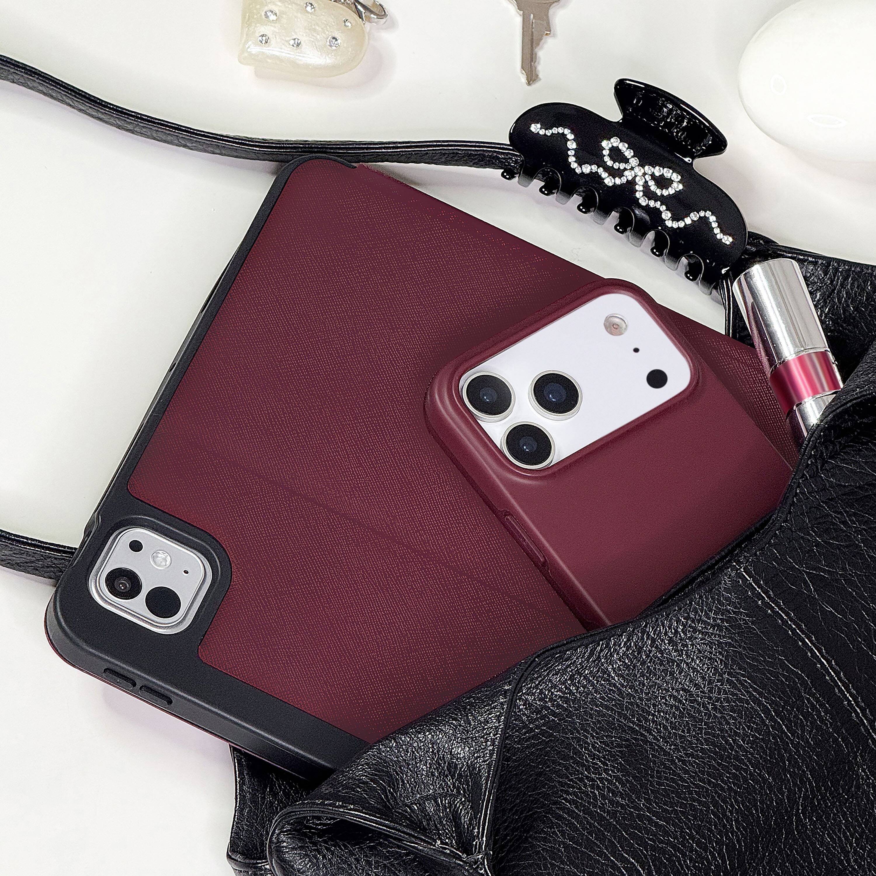 Alt View 8. VELVET CAVIAR - Magsafe Case for Apple iPhone 18 Pro Max / iPhone 17 Pro Max - Burgundy 1990.