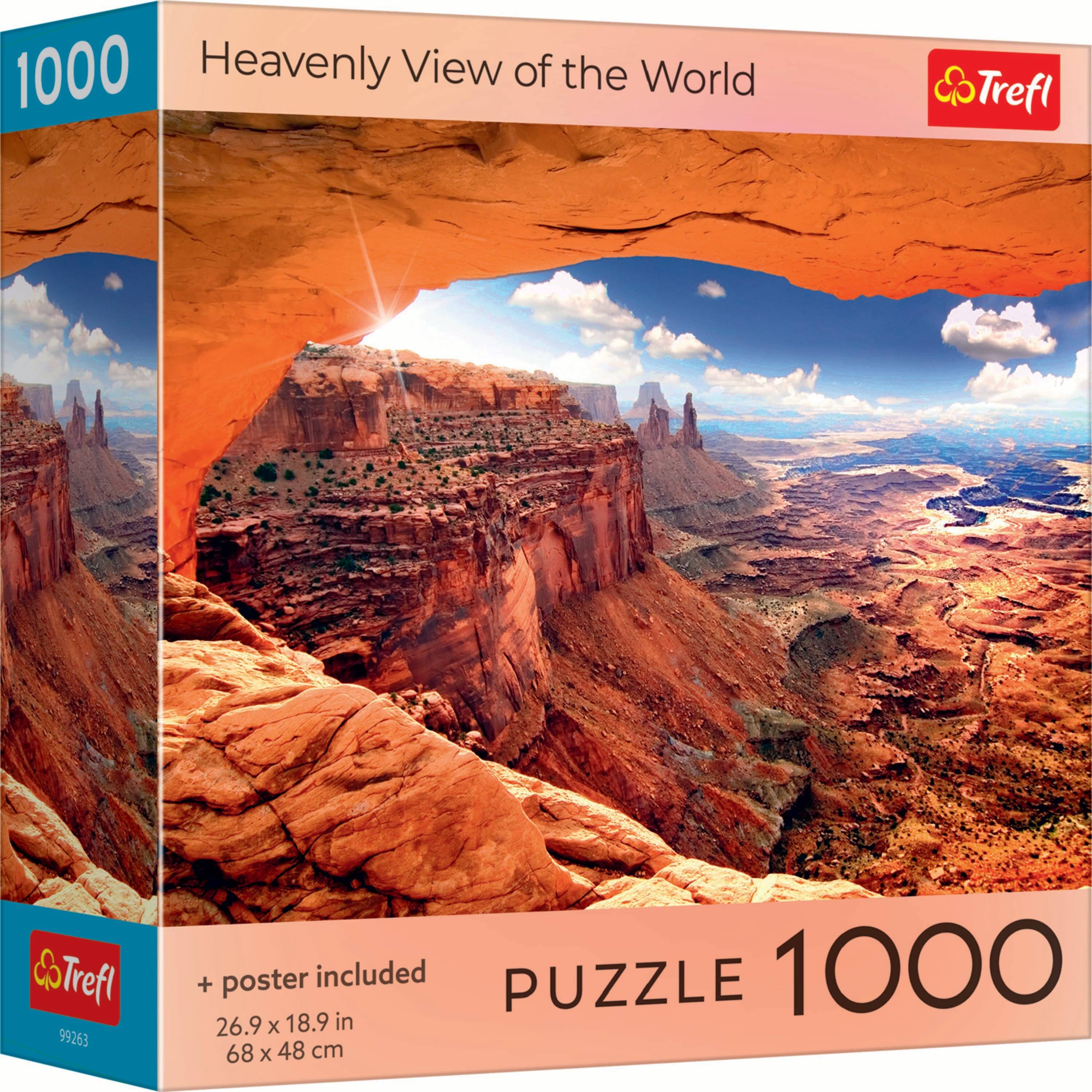 1000 Heavenly View of the World  
Trefl  
99263  

+ poster included  
26.9 x 18.9 in  
68 x 48 cm  

PUZZLE 1000