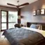 Alt View 14. Costway - Costway 52" Modern Ceiling Fan Indoor/Outdoor Brushed Nickel Finish with Remote - Brushed Nickel + Burlywood.