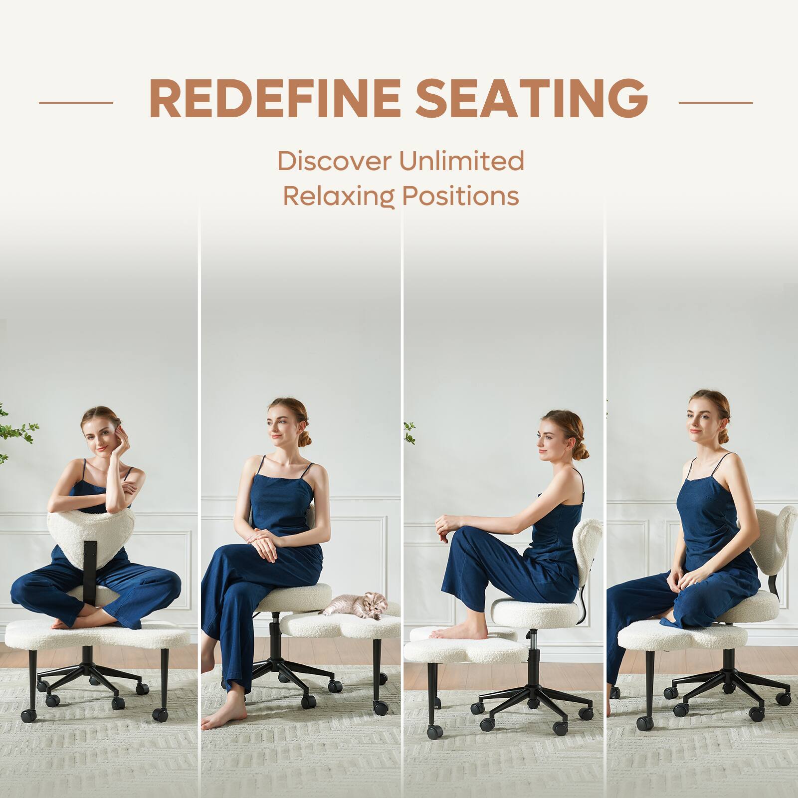 REDEFINE SEATING Discover Unlimited Relaxing Positions