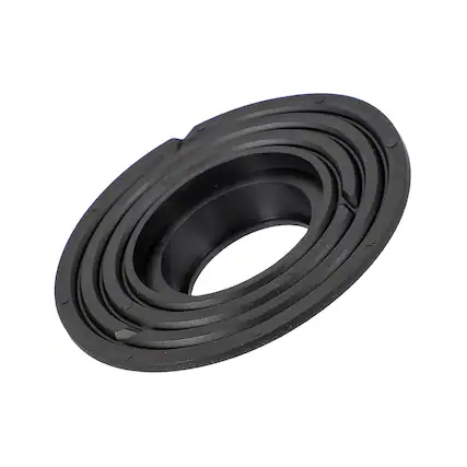 Front. Unique Bargains - Floor Drain Reducer Silicone Adaptor, Floor Drain Cover for 1.8-3.9" Hole for Pipes Tubes Bathroom/Kitchen - Black.