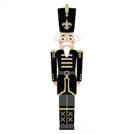 Fan Creations - New Orleans Saints 46" Nutcracker Leaner - Multicolor