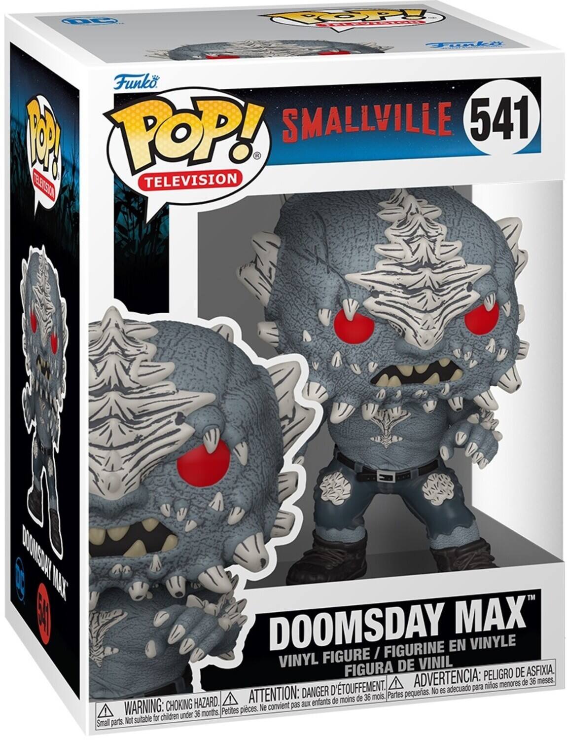 V TOOPY TREULTL Tople Funko 1 POP! SMALLVILLE 541 M TEATSION TELEVISION DOONSO NAEE E0 DOOMSDAY MAX" FIGURINE EN VINYLE FIGURE I VINYL DE VINIL FIGURA ADVERTENCIA: PELIGRO DE ASFIXIA. menores de 36 meses. D'TOUFFEMENT. adecuado para nios DANGER pequerias. No es HAZARD. ATTENTION: enfants de moins de 36 mois. Partes WARNING: CHOKING Ne convient pas aux under 36 months. Petites pices. Not suitable for children Small parts.