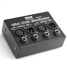 PYLE PHE400
PyleUSA.com
Mini HUM Eliminator
Channel 1 IN OUT
Channel 2 IN OUT