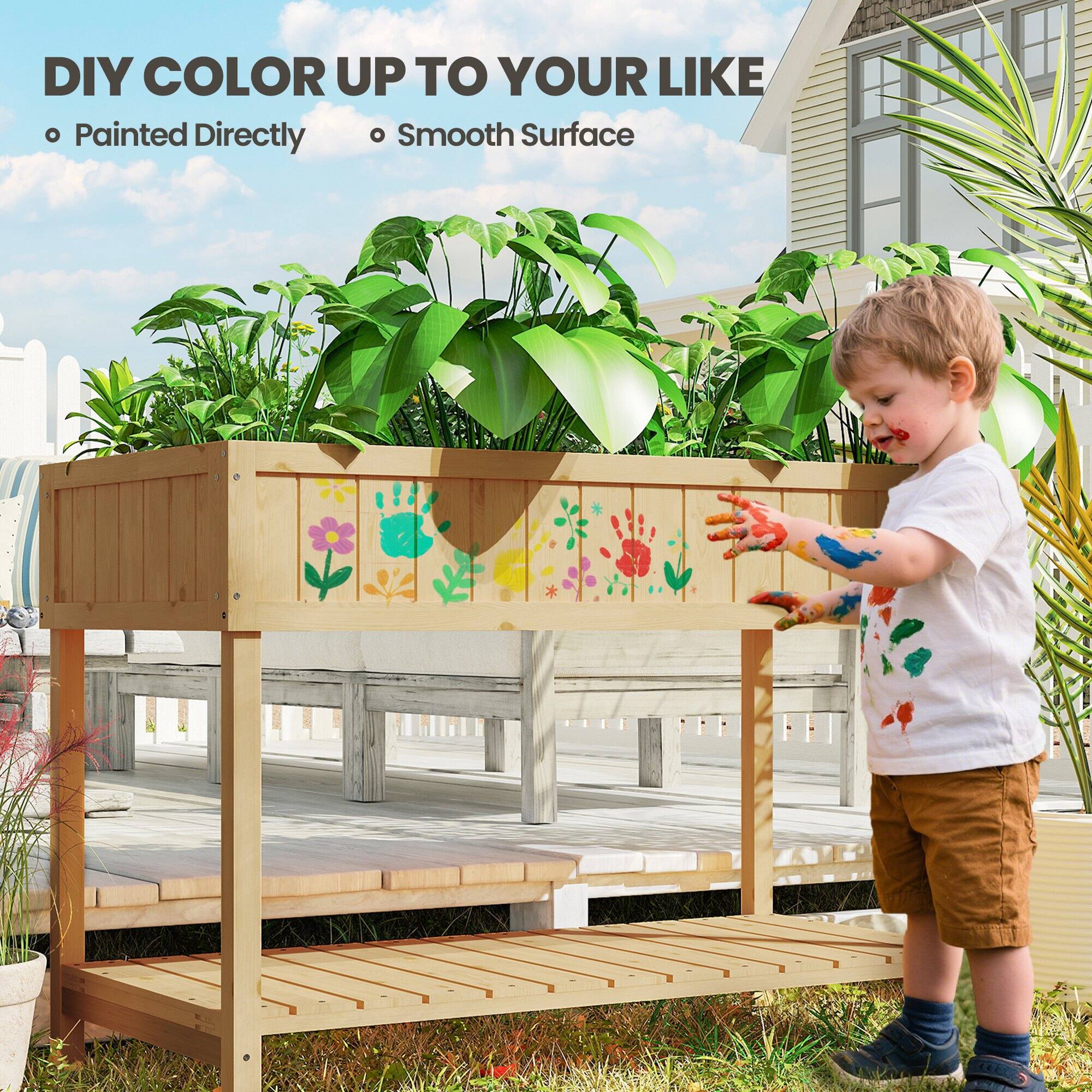 DIY COLOR UP TO YOUR LIKE  
• Painted Directly  
• Smooth Surface