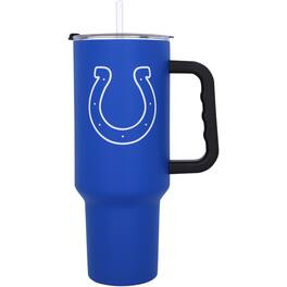 Logo Brands - Indianapolis Colts 40oz. Travel Tumbler with Handle - Multicolor