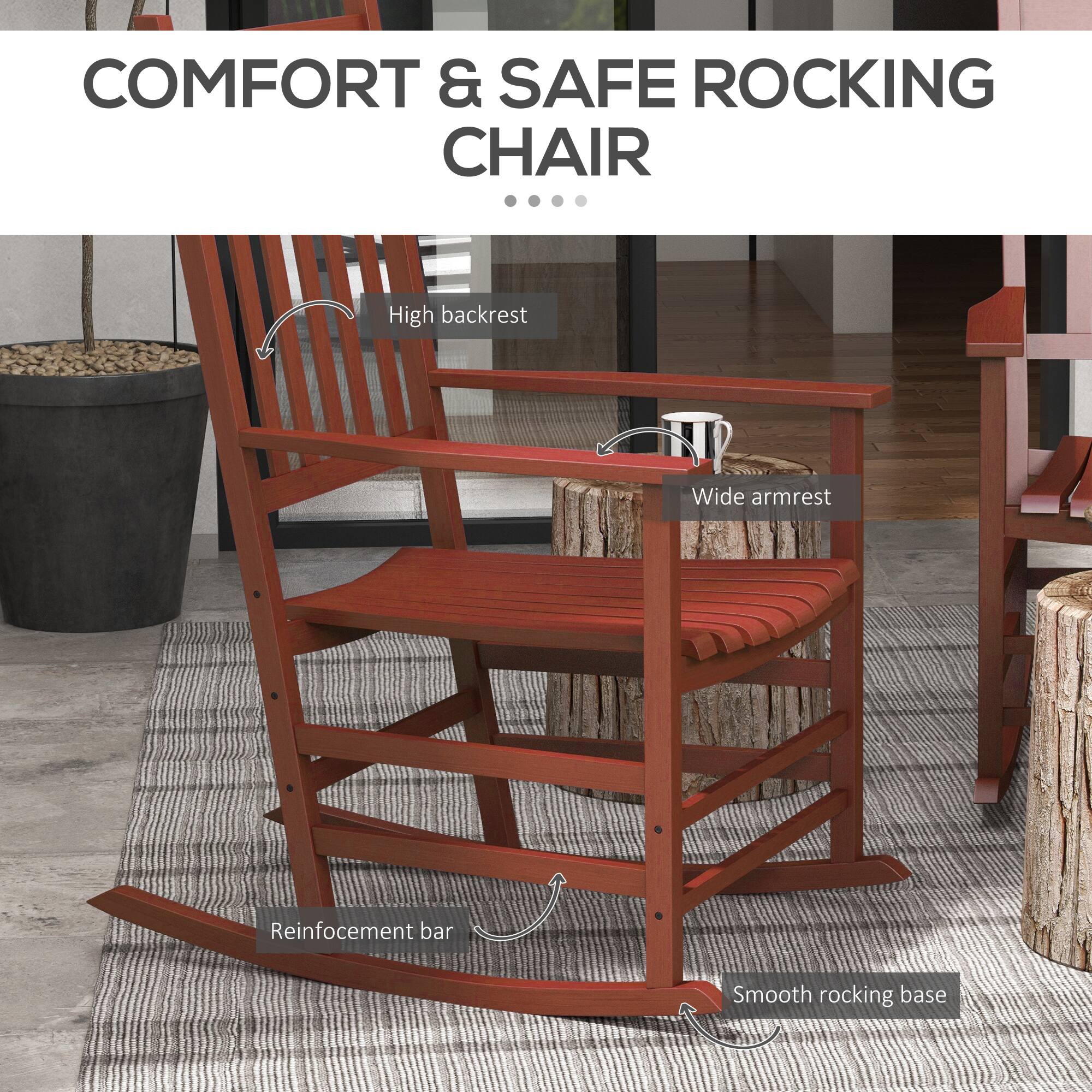 COMFORT & SAFE ROCKING CHAIR

- High backrest
- Wide armrest
- Reinforcement bar
- Smooth rocking base