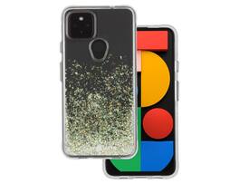 Case-Mate - Refurbished Excellent - Google Pixel 5 Case Twinkle Reflective Foil Elements - Twinkle Stardust