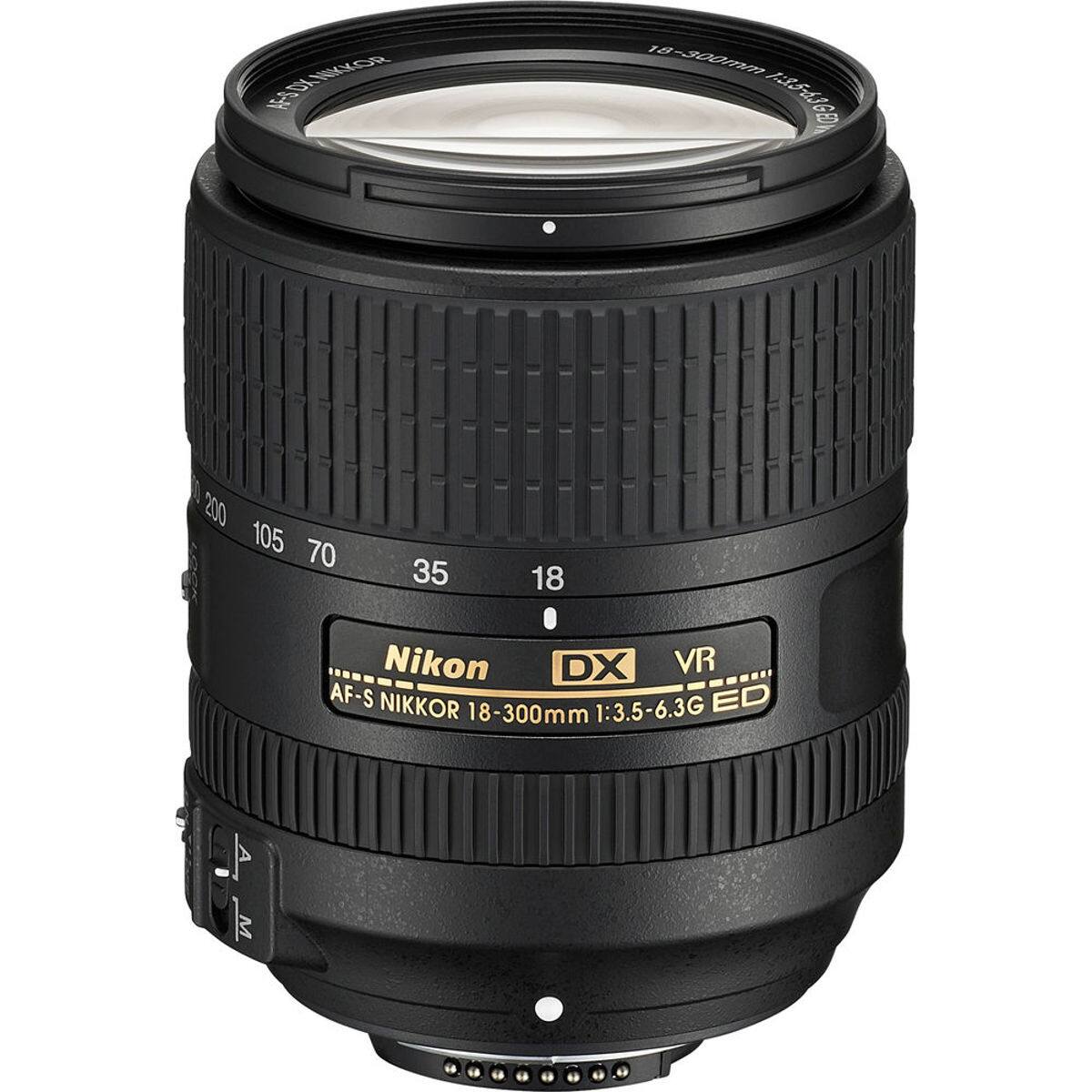 Bundle Nikon 18 300mm f/3.5 6.3G ED IF AF S DX NIKKOR VR Lens, with ...