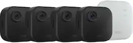 Blink - Outdoor 4 XR — Wireless security camera with extended range, up to 400 feet. Sync Module XR included — 4 Cameras - Black
