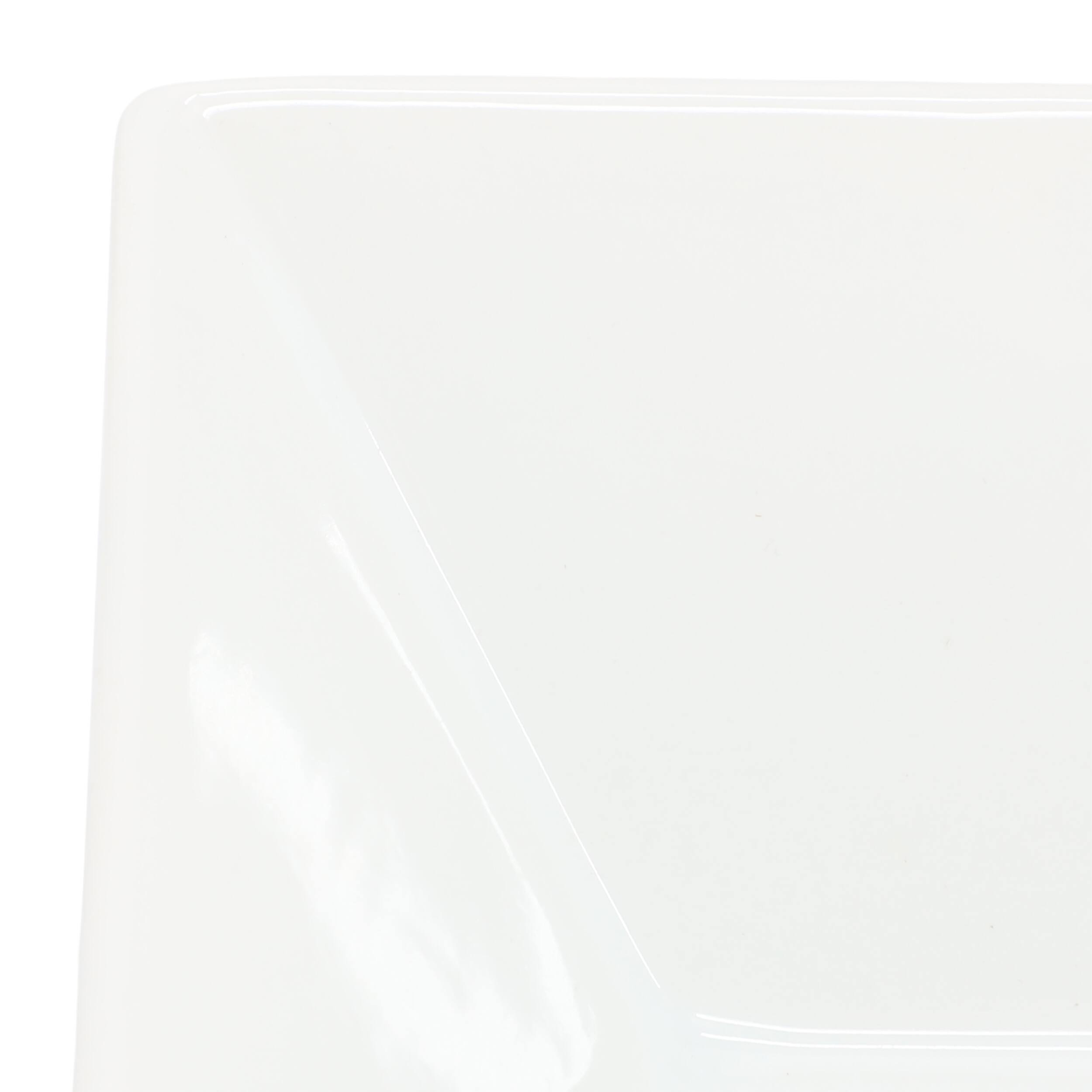 Alt View 3. Our Table - Our Table Simply White 6 Piece 26 Ounce Fine Ceramic Square Soup Bowl Set in White - White.