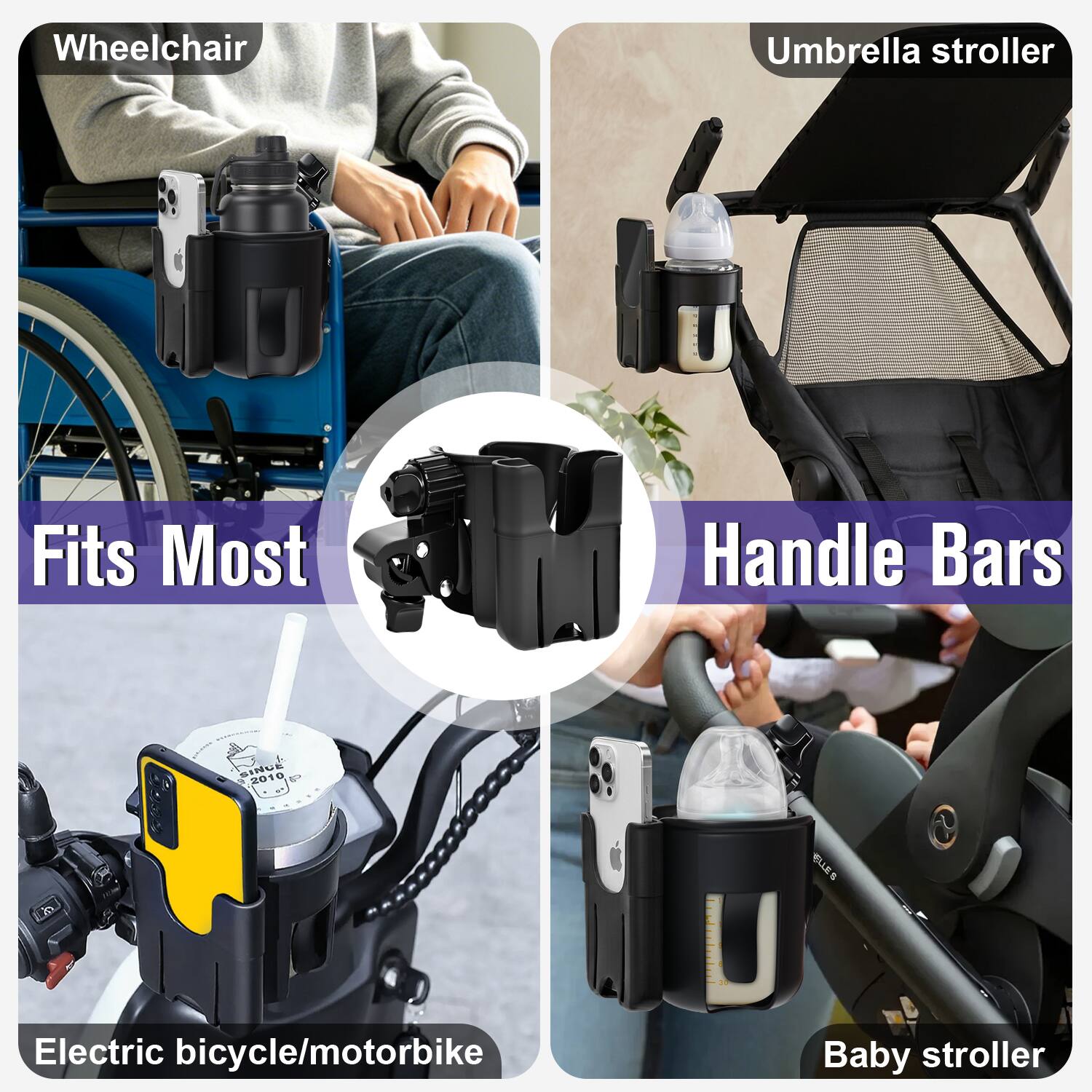 Wheelchair Umbrella stroller Fits Most Handle Bars SINE 2010 N ELLES Electric bicycle/motorbike Baby stroller