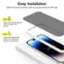 Easy Installation: Alignment frame included, install your screen protector with ease.

Step 2: Align the screen protector with the alignment frame.

Step 1: Clean the screen and place the alignment frame on the phone.