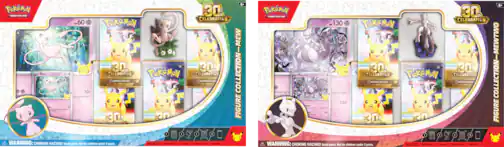 Pokémon - Trading Card Game: 30th Celebration Figure Collection Mew or Mewto (1 Figure Collection per Order) - Styles May Vary