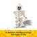 A skeleton minifigure brings the magic to life.