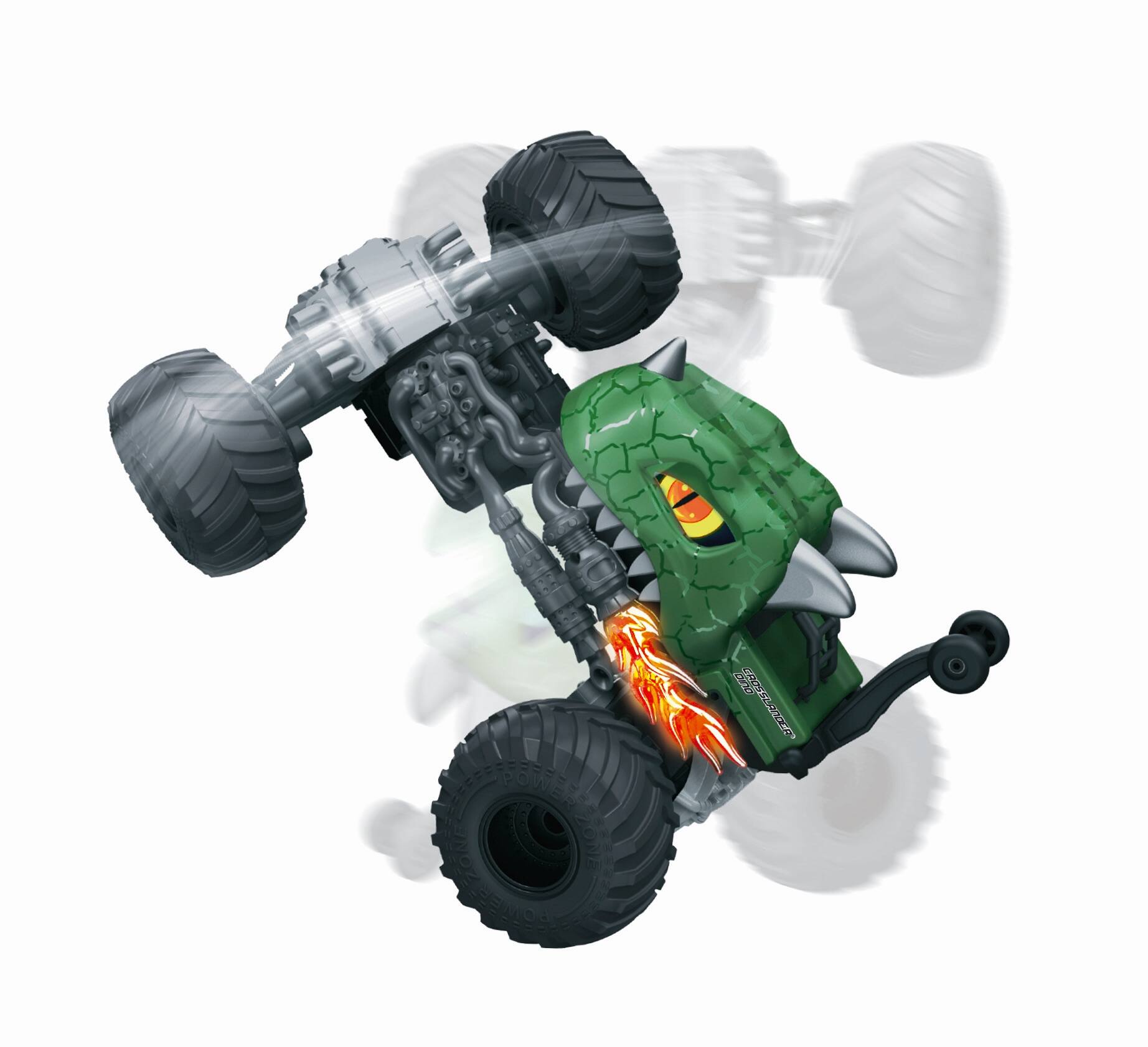 Alt View 3. Lexibook - CROSSLANDER DINO, Standing Rotation with Light Effects.