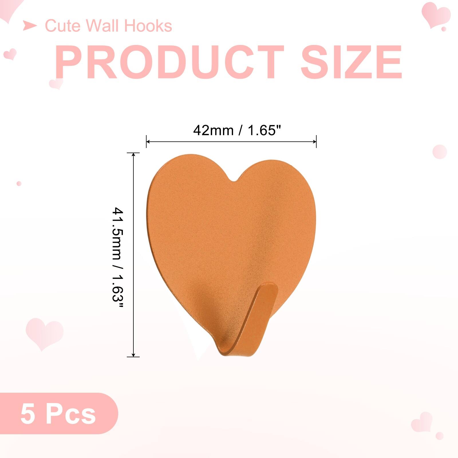 Cute Wall Hooks

PRODUCT SIZE

42mm / 1.65"  
41.5mm / 1.63"  

5 Pcs