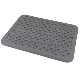 Better Houseware - Magic Stone and Silicone Quick-Dry Dish Mat - Gray