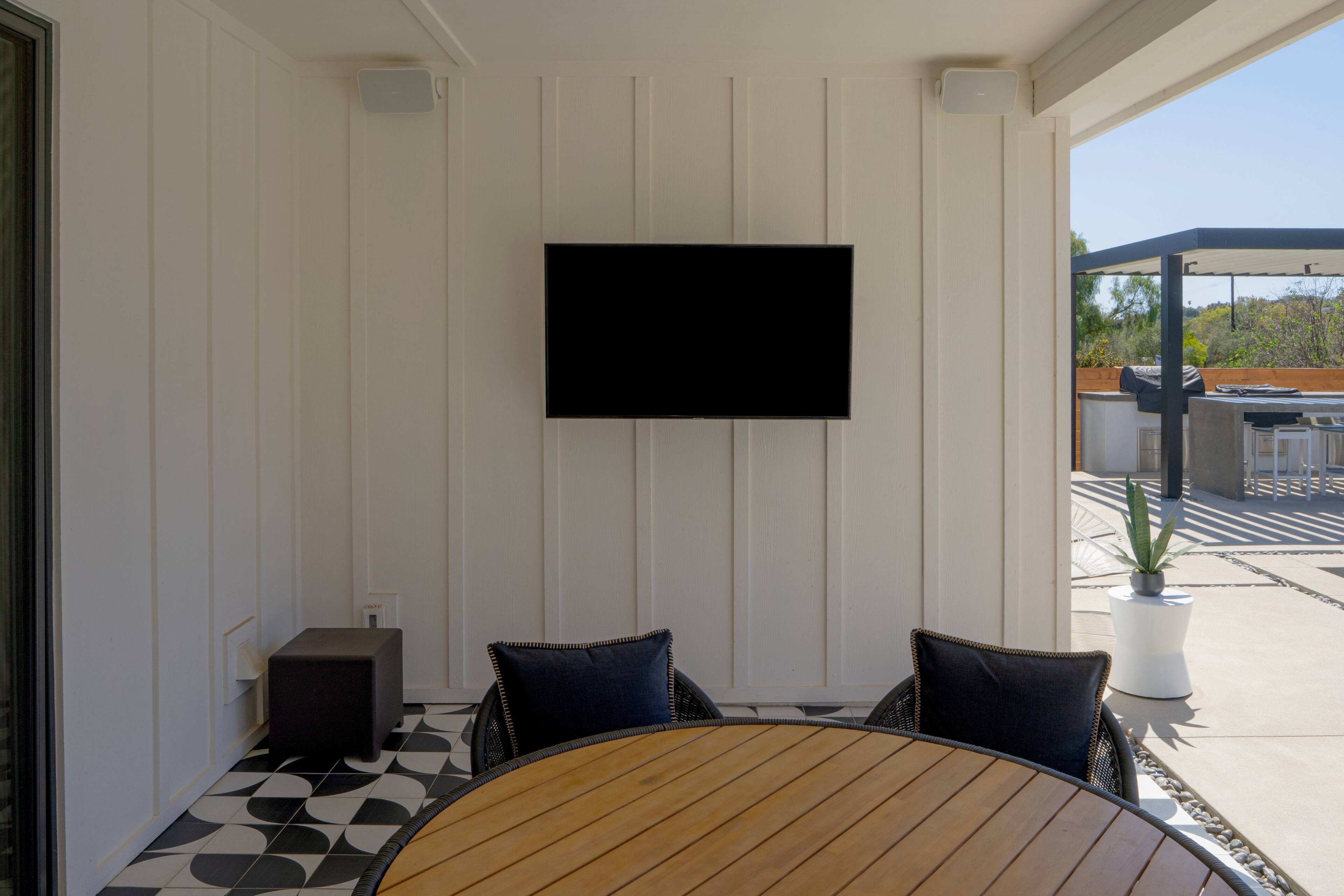 Alt View 1. Sonance - HS12T SUB - Landscape Series 12" Passive Hardscape Subwoofer (Each) - Dark Brown.