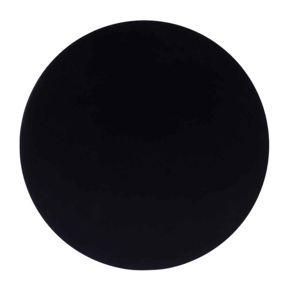 Angle. Butler Specialty - Zora Outdoor Round Pedestal Side Table - Black.