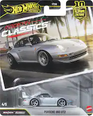 FPY86
HOT WHEELS
PREMIUM
TM
MODERN CLASSICS
10
HOT WHEELS
CAR CULTURE
4/5
METAL | METAL
Real Riders
PORSCHE 993 GT2
MATTEL