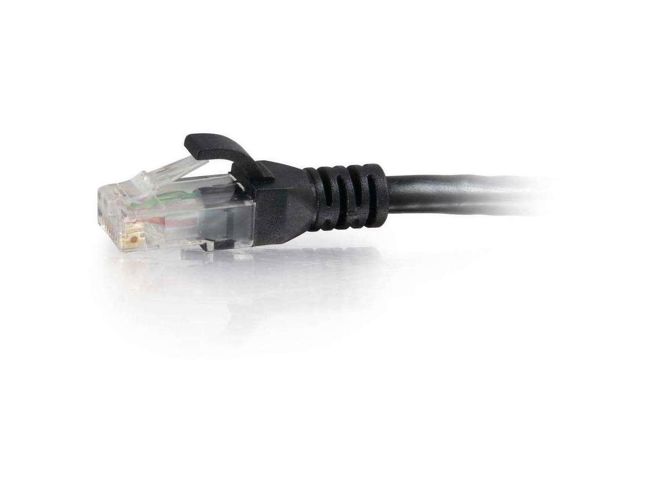 Alt View 2. Cables to Go - C2G 10297 Cat6 Cable - Snagless Unshielded Ethernet Network Patch Cable, TAA Compliant, Black (25 Feet, 7.62 Meters).