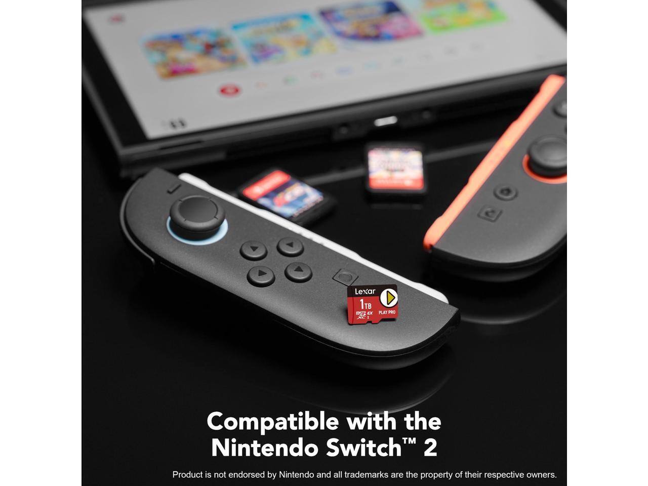Lexar 1TB B EX PLAT PRC A  
Compatible with the Nintendo Switch 2  
Product is not endorsed by Nintendo and all trademarks are the property of their respective owners.