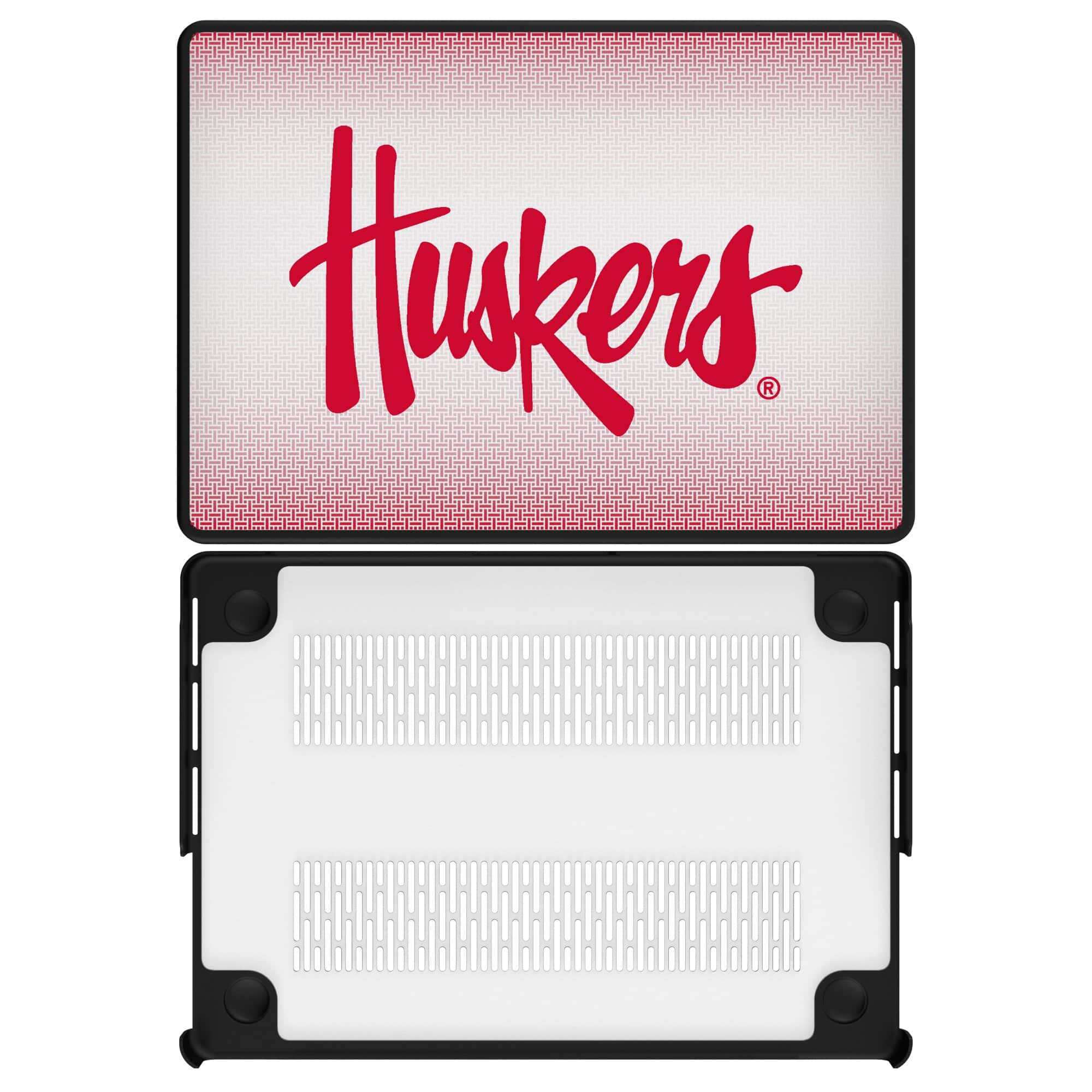Keyscaper - Nebraska Huskers Linen MacBook Case - Pro 16 in - Multicolor