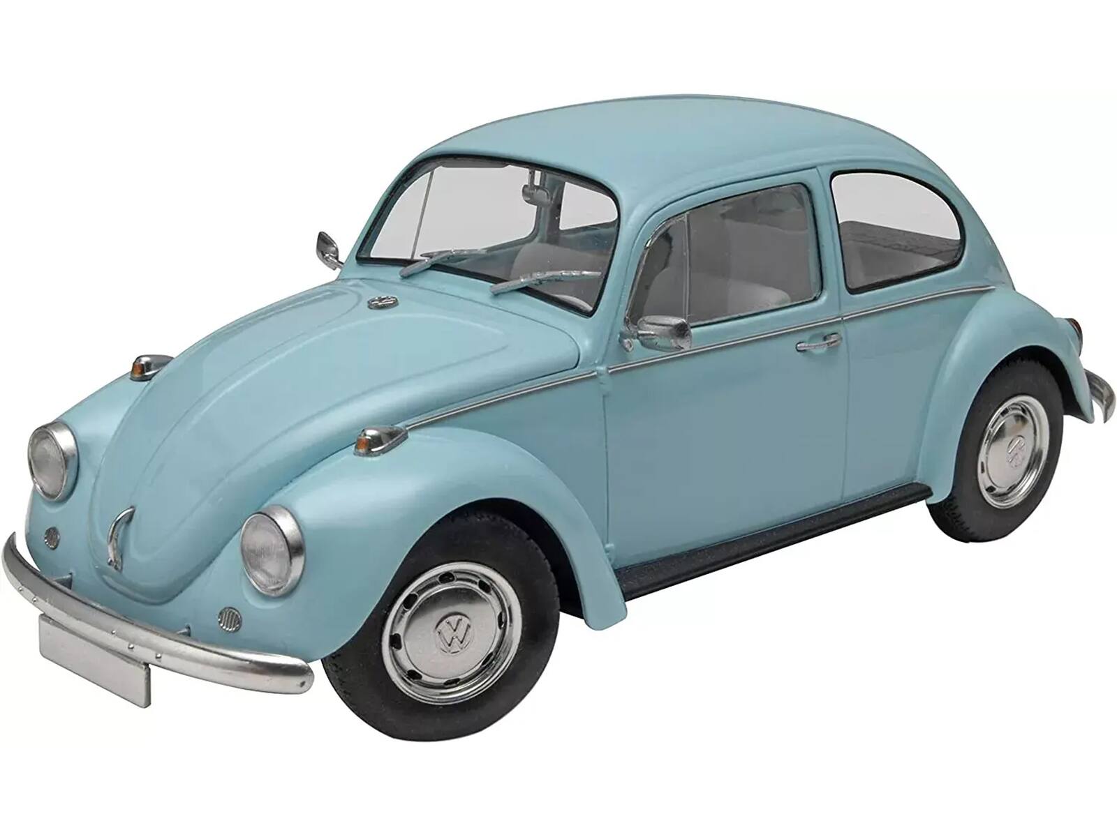 Alt View 1. Revell - Level 4 Model Kit 1968 Volkswagen Beetle 1/24 Scale Model by Revell - Blue.