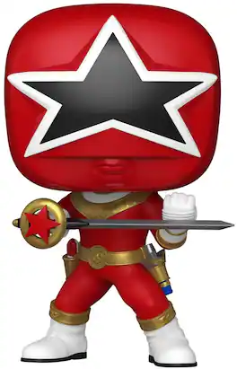 Funko - POP! Television: Power Rangers Zeo - Red Zeo Ranger - COLLECTIBLES - Multicolor