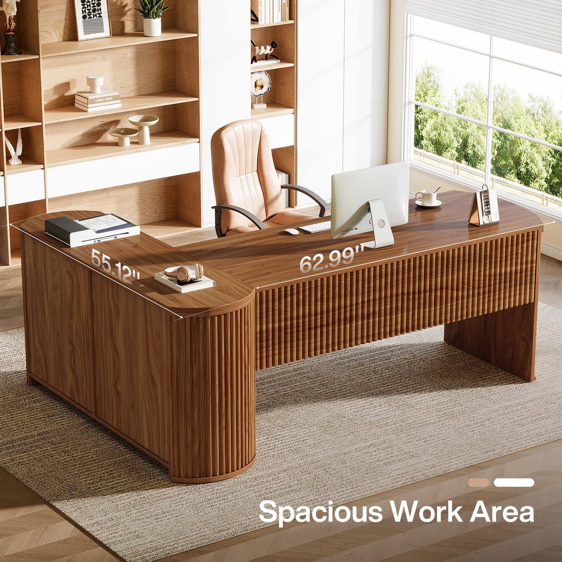 PREMEN 55.12" 62.99"TH  
Spacious Work Area