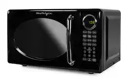 Nostalgia - Retro 0.7 cu. ft. 700-Watt Countertop Microwave - Black