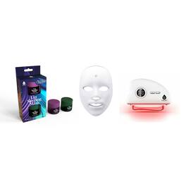 Pursonic - Skincare: Complete 7-in-1 LED Light Therapy & Overnight Lip Care Collection