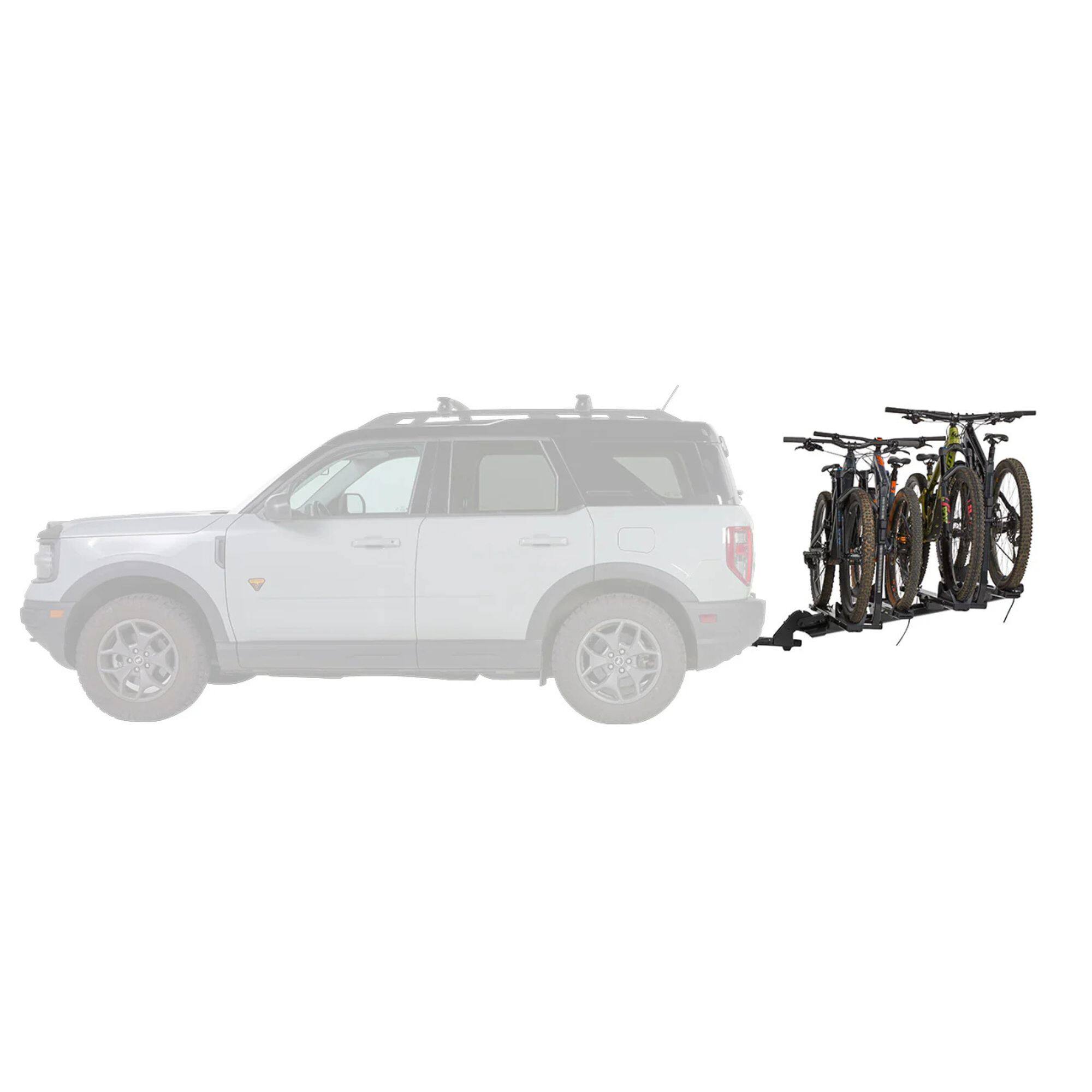 Alt View 7. Yakima - Yakima StageTwo 2" Premium Platform +2 Bike Tray Vehicle Hitch Add On, Slate - Slate.