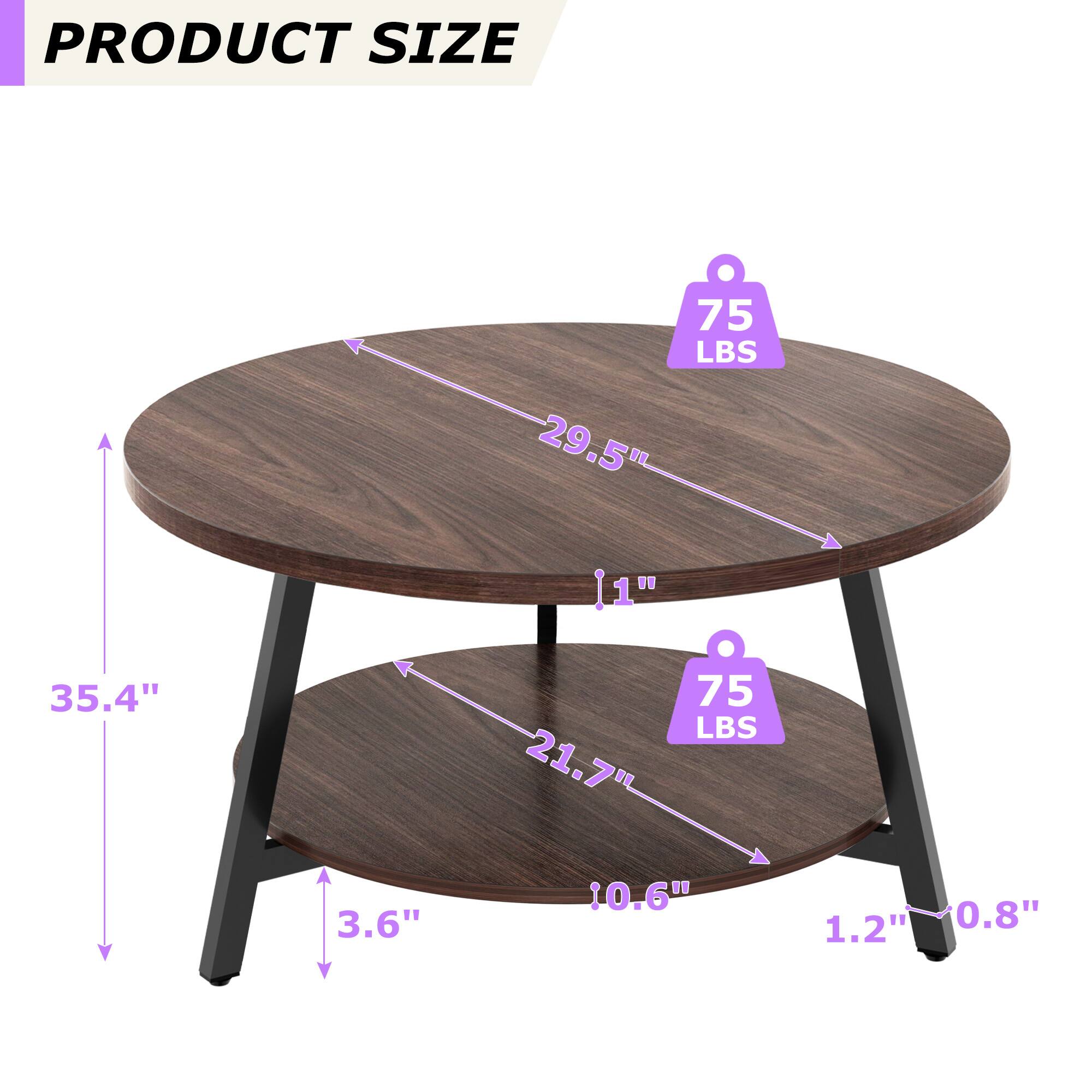 PRODUCT SIZE  
75 LBS  
29.5"  
11"  
35.4"  
21.7"  
75 LBS  
3.6"  
10.6"  
1.2"  
0.8"