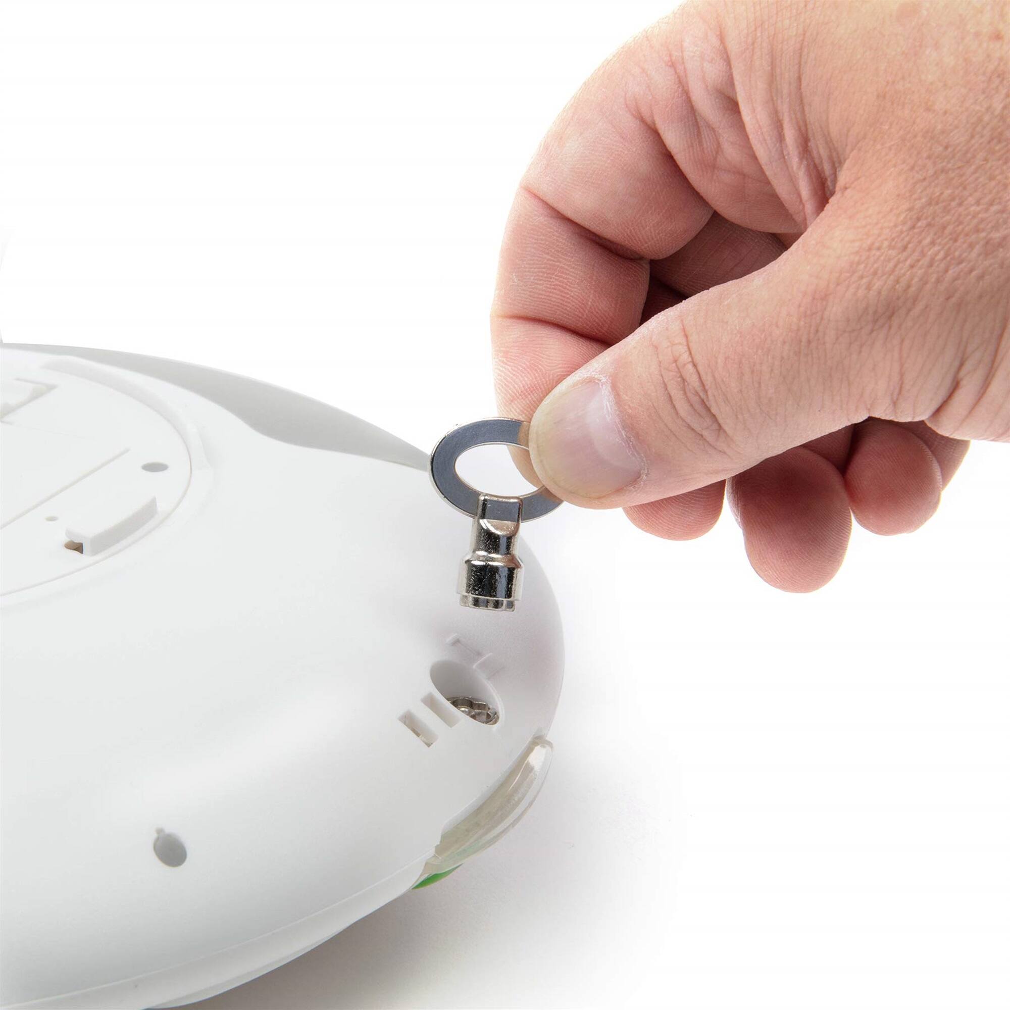 Alt View 4. LiveFine - Replacement Key for LVFPDBTC, LVFRAPD5, LVFRAPD5W, LVFZWPDC, LVFZWPDF Pill Dispenser - Silver.