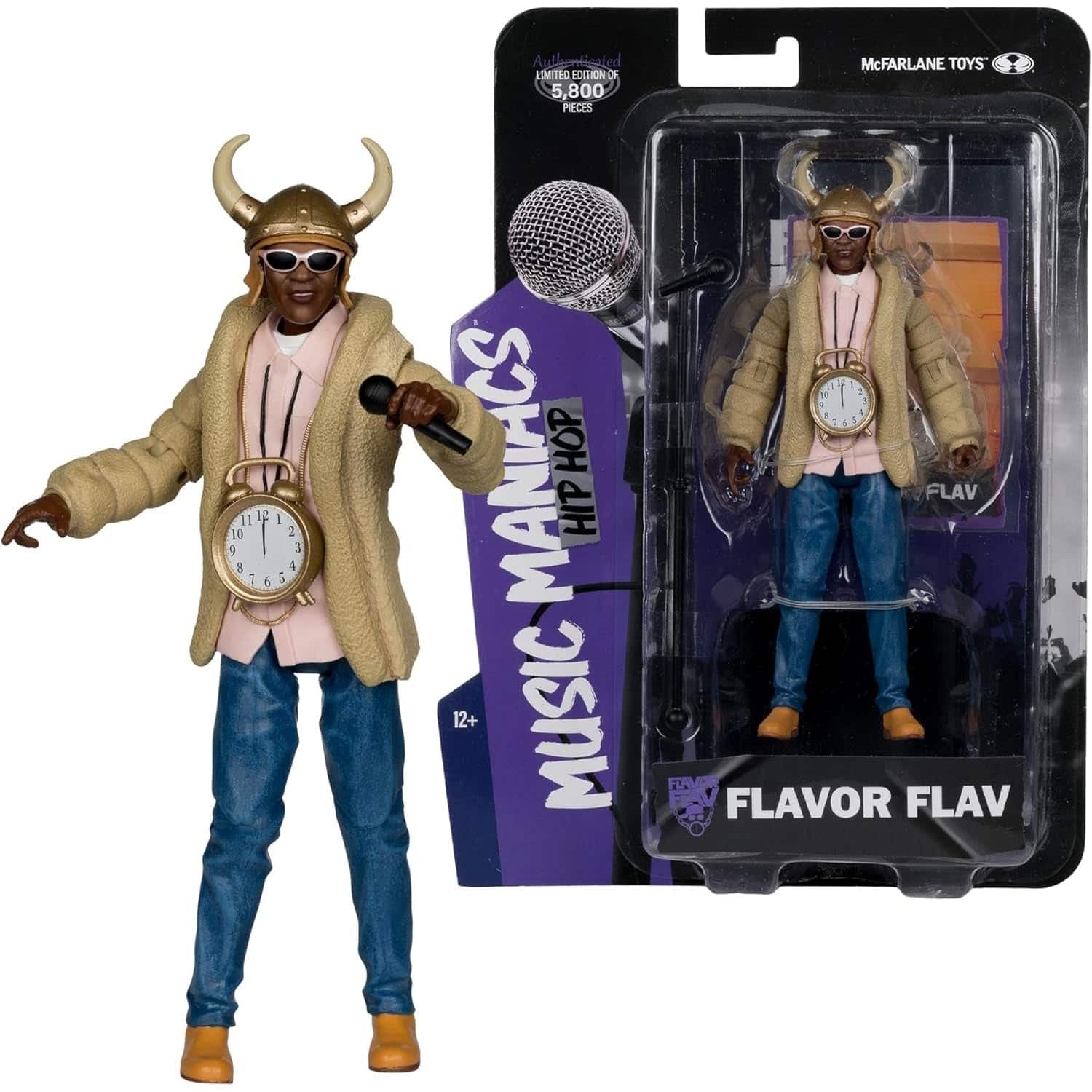 McFarlane Toys - McFarlane Toys: Music Maniacs Hip Hop - Flavor Flav 6" Figure