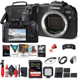 Canon - EOS RP Mirrorless Digital Camera (Body Only) (3380C002) + 64GB Memory Card Pro Bundle