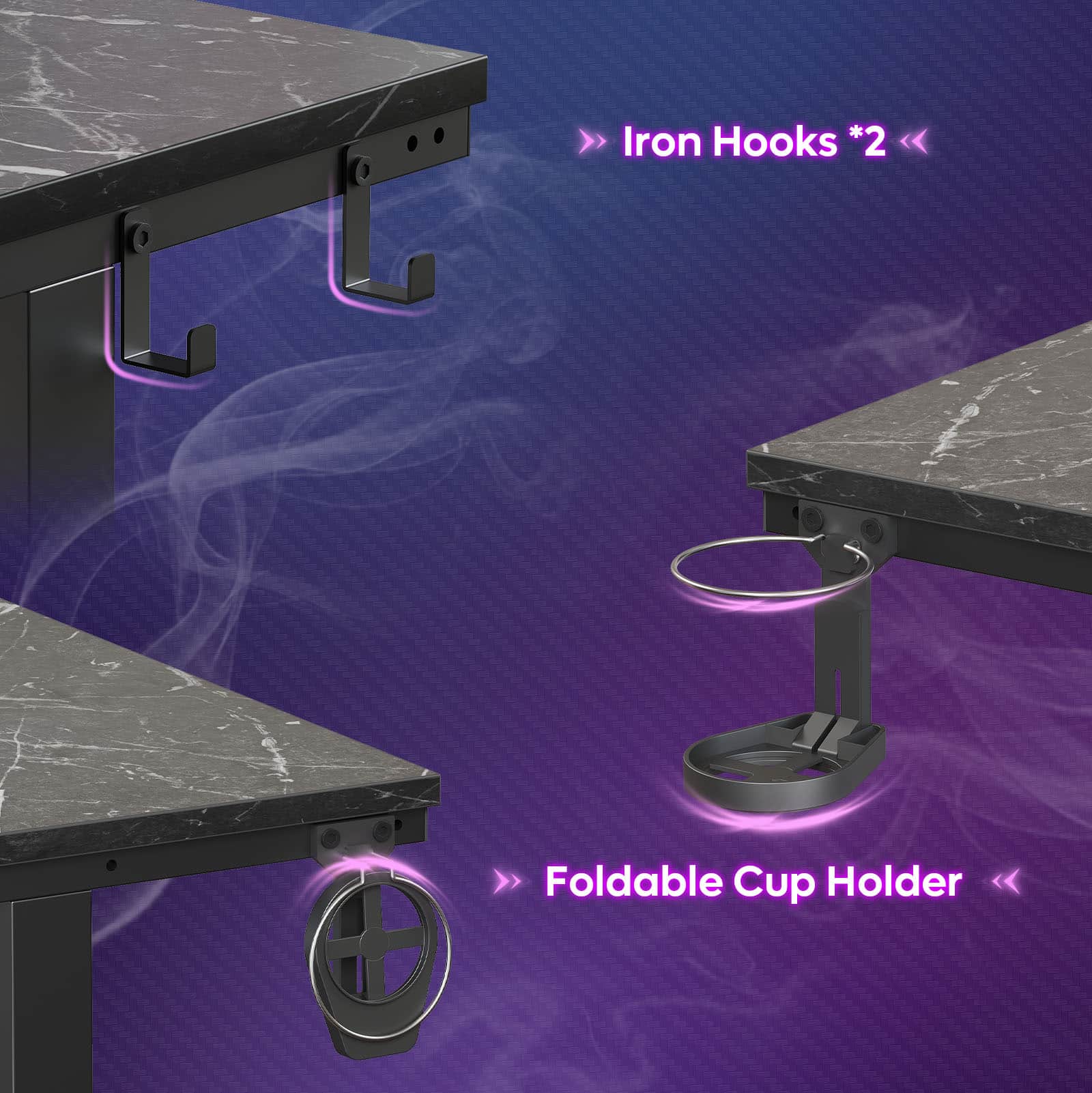 Iron Hooks *2
Foldable Cup Holder