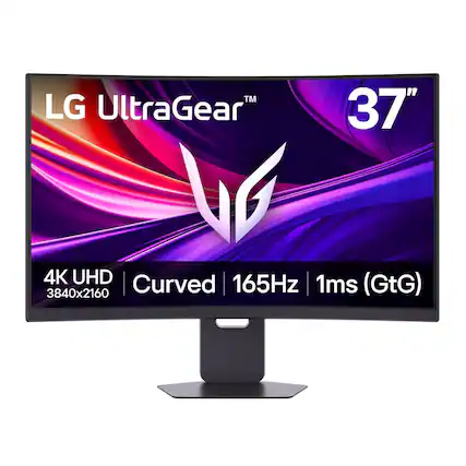 LG UltraGear 37" 4K UHD Curved 165Hz 1ms (GtG) 3840x2160